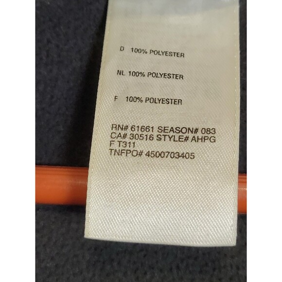 The North Face TKA 100 1/4 Zip Fleece Pullover Mens XL Black Lightweight - Picture 10 of 11